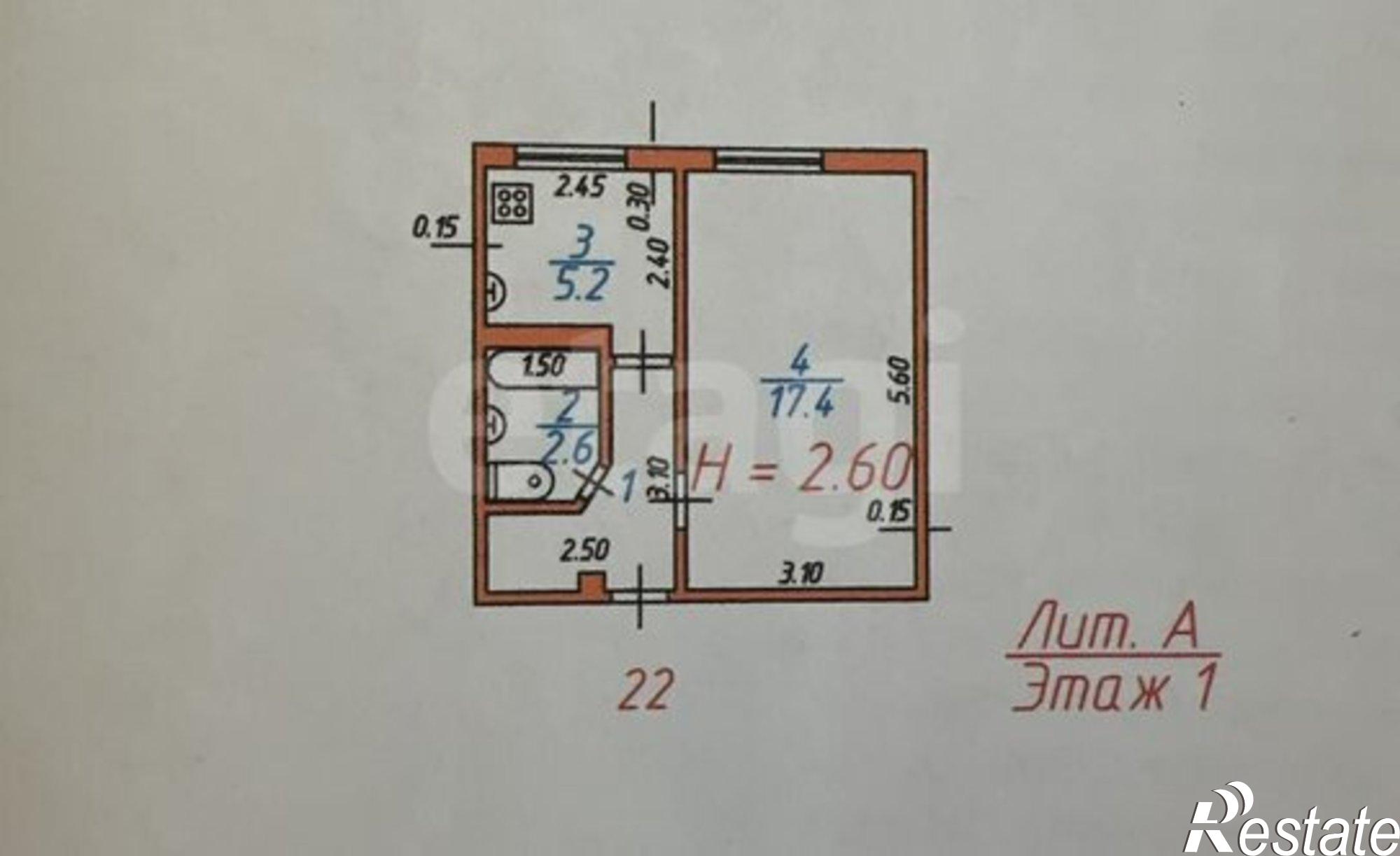 Купить квартиру за 3 300 000 рублей на Пушкинская улица, 5/1