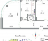 3-комн, 101 кв м, этаж 7/12 Республика Северная Осетия — Алания, 18-й микрорайон