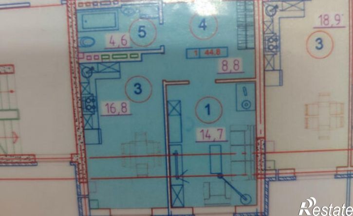 1-комн квартира улица Курсантов-Кировцев, 15Д,  д. 15Д