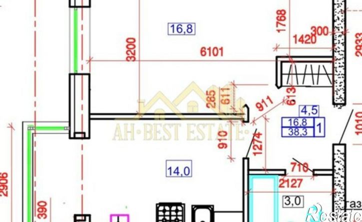 1-комн квартира ул Асланбека Хадарцева, 37,  д. 37