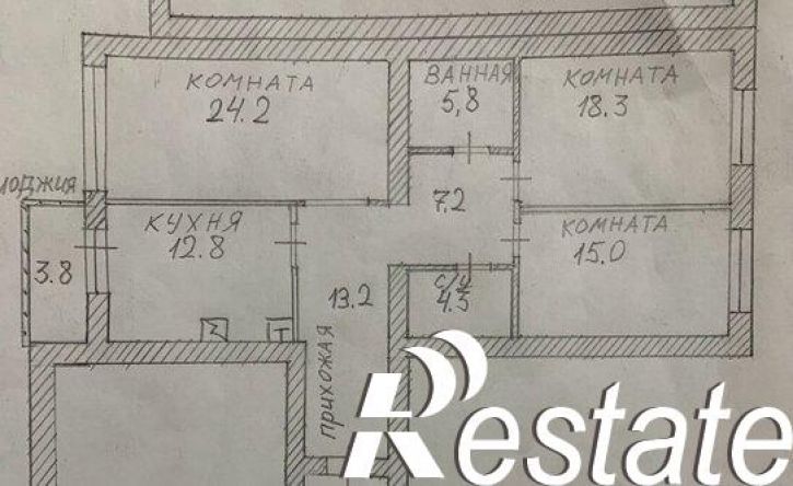3-комн квартира Московское шоссе, 3В,  д. 3В